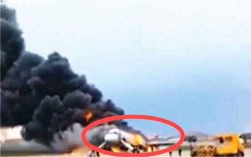 专家称俄客机坠毁或因为电线短路起火